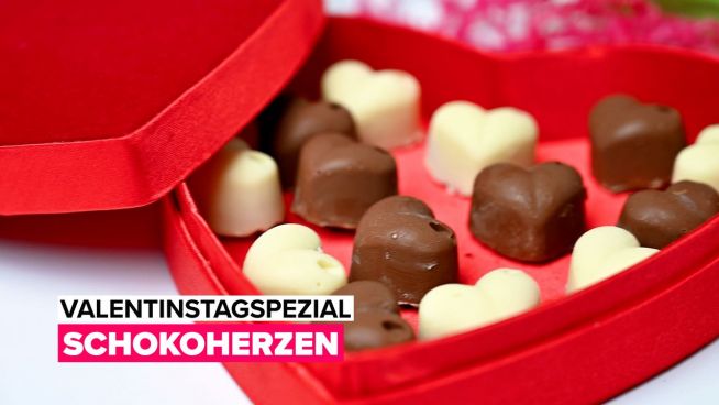 Valentinstagspezial: Schokoherzen