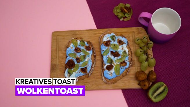 Kreatives Toast: Wolkentoast